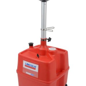 Lincoln 3518 Portable Plastic Fluid Waste Drain with 40"-77" Adjustable Funnel
