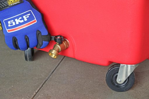 Lincoln 3518 Portable Plastic Fluid Waste Drain with 40"-77" Adjustable Funnel - Image 6
