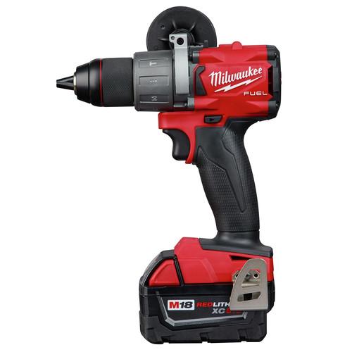 Milwaukee 2804-22 M18 FUEL Lithium-Ion 1/2 in. Cordless Hammer Drill Kit (5 Ah) - Image 2