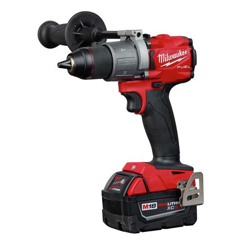 Milwaukee 2804-22 M18 FUEL Lithium-Ion 1/2 in. Cordless Hammer Drill Kit (5 Ah) - Image 3