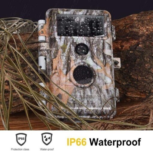 5-Pack Game & Deer Trail Cameras 16MP 1920x1080P Video Hunting Wildlife Cams Time Lapse with Night Vision No Glow 940nm Infrared Motion Activated Waterproof Password Protected 0.6S Trigger 2.4" LCD - Image 6