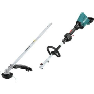 Makita 18V X2 LXT Lithium-Ion Brushless Cordless Couple Shaft Power Head with String Trimmer Attachment (Tool Only) - XUX01ZM5