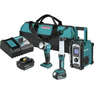 Makita 18V LXT Cordless Lithium-Ion Emergency Preparedness 3-Pc. Combo Kit (5.0Ah) - XT338T