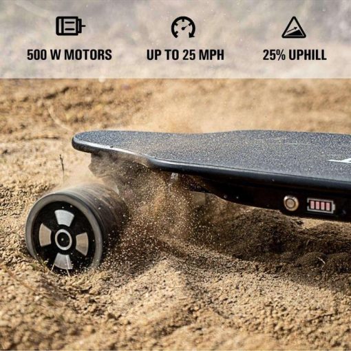 Electric Skateboard Longboard with Remote Controller, 25 MPH Top Speed, 18.6 Miles Max Range, Dual Motors, 8 Layers Maple with Updated Board – 2nd Generation - Image 4