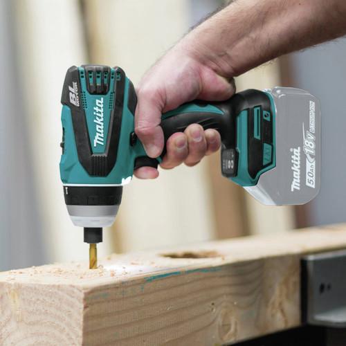 Makita 18V LXT Lithium-Ion Brushless Hybrid 4-Function 1/4 in. Cordless Impact Hammer Drill Driver (Tool Only) - XPT02Z - Image 9