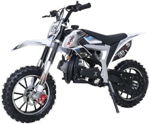Bolt 50cc Dirt Bike Gas Dirt Bike Kids Dirt Bikes Pit Bikes Youth Dirt Pitbike with Gloves, Goggle and Handgrip,Red - Image 8