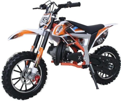 Bolt 50cc Dirt Bike Gas Dirt Bike Kids Dirt Bikes Pit Bikes Youth Dirt Pitbike with Gloves, Goggle and Handgrip,Red - Image 10