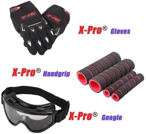Bolt 50cc Dirt Bike Gas Dirt Bike Kids Dirt Bikes Pit Bikes Youth Dirt Pitbike with Gloves, Goggle and Handgrip,Red - Image 11