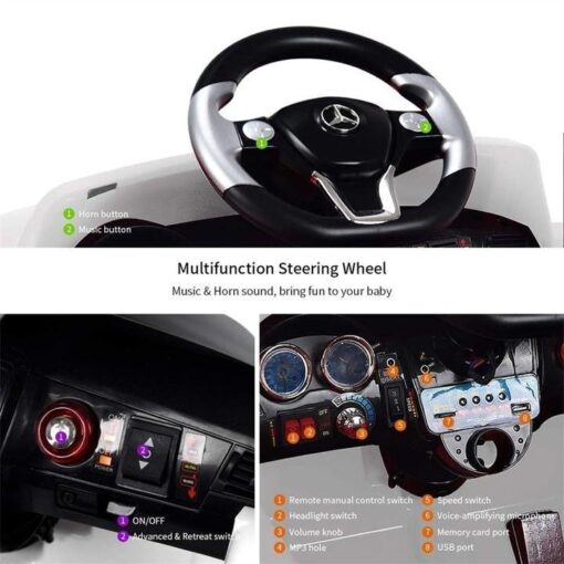 6V Kids Electric Ride on Car Mercedes Benz ML350 with Remote Control - Image 6