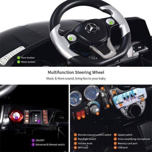 6V Kids Electric Ride on Car Mercedes Benz ML350 with Remote Control - Image 12