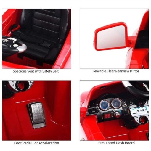 6V Kids Electric Ride on Car Mercedes Benz ML350 with Remote Control - Image 24