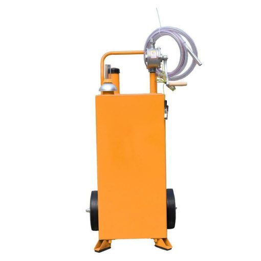 30 Gallon Gas Caddy Tank Gasoline Fluid Diesel w Rotary Pump and Hose New - Image 2