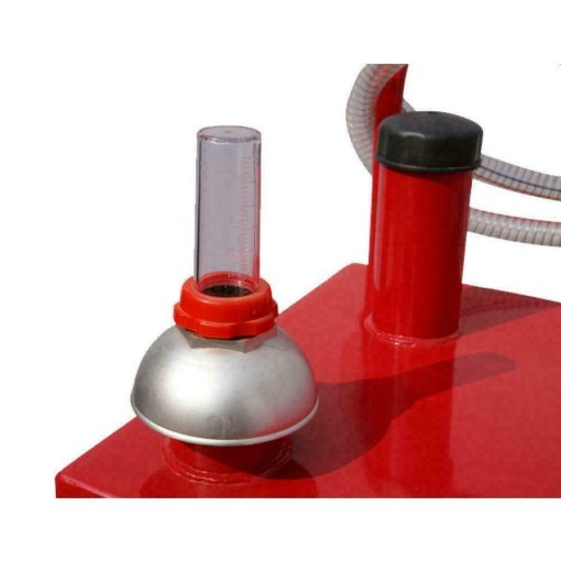 30 Gallon Gas Caddy Tank Gasoline Fluid Diesel w Rotary Pump and Hose New - Image 8