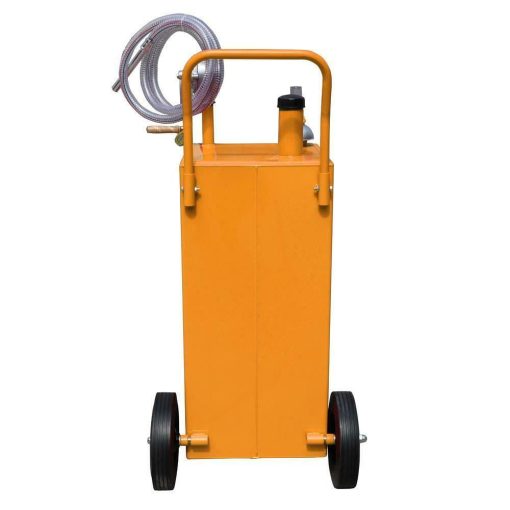 30 Gallon Gas Caddy Tank Gasoline Fluid Diesel w Rotary Pump and Hose New - Image 10