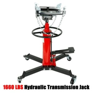 1660lbs 0.75Ton 2Stage Hydraulic Transmission Jack Stand Lifter Hoist Car Lift