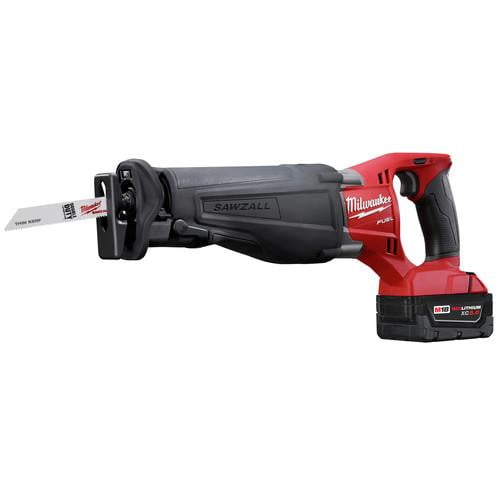 Factory Reconditioned Milwaukee 2720-82 M18 FUEL Cordless Sawzall Reciprocating Saw with 2 REDLITHIUM Batteries - Image 2