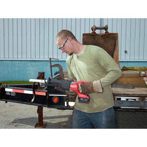 Factory Reconditioned Milwaukee 2720-82 M18 FUEL Cordless Sawzall Reciprocating Saw with 2 REDLITHIUM Batteries - Image 5
