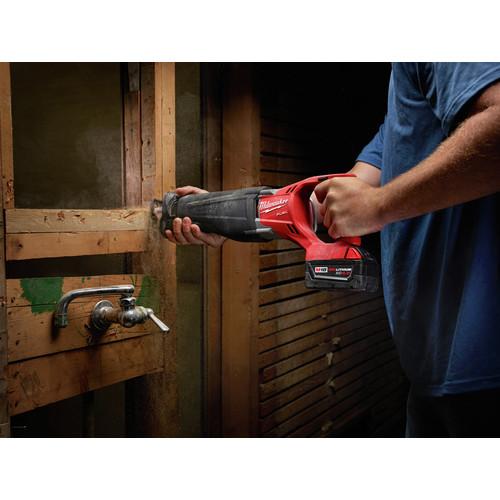 Factory Reconditioned Milwaukee 2720-82 M18 FUEL Cordless Sawzall Reciprocating Saw with 2 REDLITHIUM Batteries - Image 7