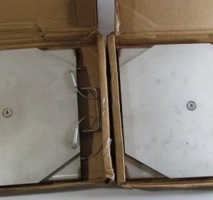 NEW SET OF 2 STAINLESS STEEL TURN PLATES FOR WHEEL ALIGNMENT RACK 25-129