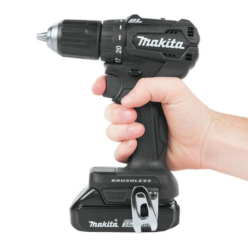 Factory Reconditioned Makita 18V LXT Lithium-Ion Sub-Compact Brushless Cordless Drill Driver – Impact Wrench Kit (2 Ah) - CX201RB-R - Image 11