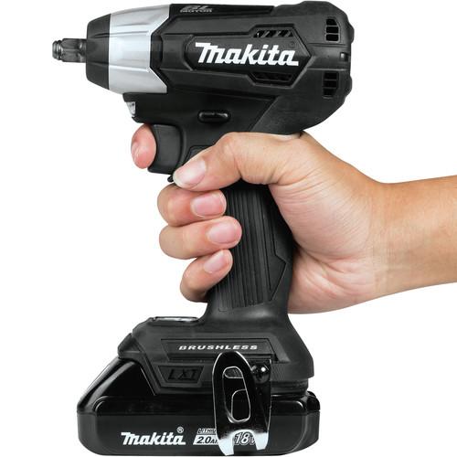 Factory Reconditioned Makita 18V LXT Lithium-Ion Sub-Compact Brushless Cordless Drill Driver – Impact Wrench Kit (2 Ah) - CX201RB-R - Image 12