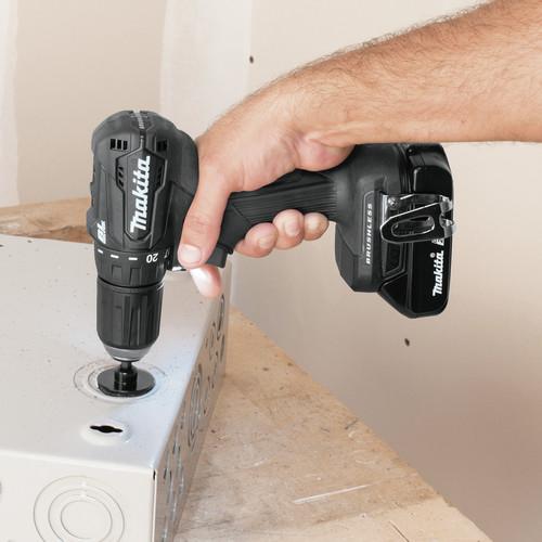 Factory Reconditioned Makita 18V LXT Lithium-Ion Sub-Compact Brushless Cordless Drill Driver – Impact Wrench Kit (2 Ah) - CX201RB-R - Image 18