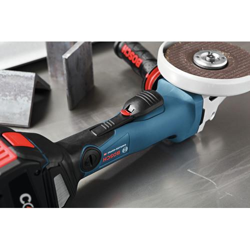 Bosch 18V EC-4-1-2 in. Brushless Connected-Ready Angle Grinder with Paddle Switch (Tool Only) - GWS18V-45PCN - Image 4