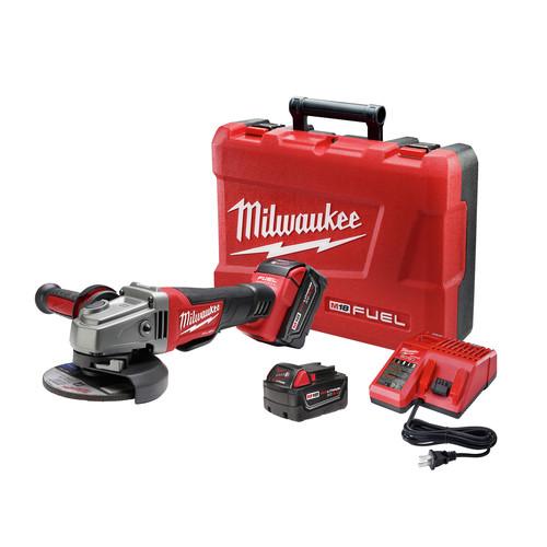 Milwaukee 2780-21 M18 FUEL Cordless 4-1/2 in. – 5 in. Paddle Switch Grinder with REDLITHIUM Battery