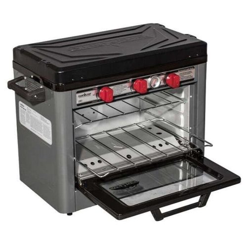 Camp Chef Deluxe Outdoor Oven and 2-Burner Stove - Image 2