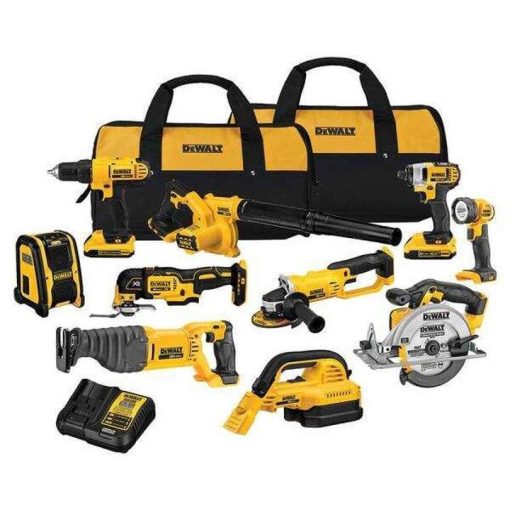 DEWALT 20V 10 Tool 2 0Ah Lithium Ion Cordless Power Tool Combo Kit - DCK1020D2