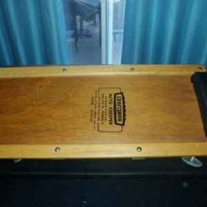 Vintage CRAFTSMAN Sears Auto Creeper Roller ROL-EZ-E Wheels 36" HARDWOOD OEM NOS