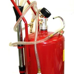 6 Gallon Oil Extractor Extract Fluid Evacuator Tank Vacuum Evacuate with Adapters