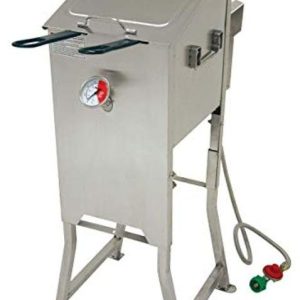Bayou Classic 700-701 4-Gallon Bayou Fryer Stainless Steel
