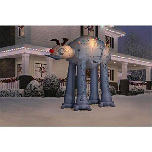 Gemmy 8.5Ft. Tall Christmas Inflatable Airblown Star Wars at-at Indoor/Outdoor Holiday Decoration - Image 4