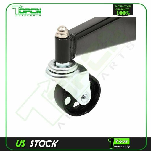 1100Lbs Hydraulic Transmission Jack Lift Hoist Gearbox Repair Universal Wheel - Image 10