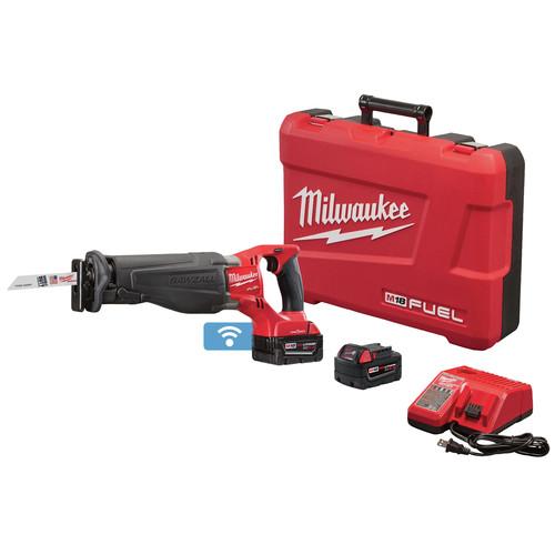 Factory Reconditioned Milwaukee 2721-82 M18 FUEL XC 5.0 Ah Cordless Lithium-Ion SAWZALL Reciprocating Saw Kit with ONE-KEY