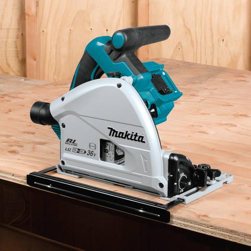 Makita 18V X2 LXT Lithium-Ion (36V) Brushless 6-1/2 in. Plunge Circular Saw (Tool Only) - XPS01Z - Image 7