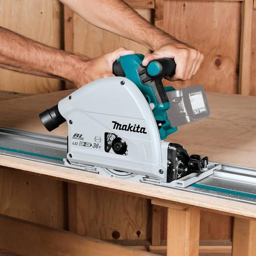 Makita 18V X2 LXT Lithium-Ion (36V) Brushless 6-1/2 in. Plunge Circular Saw (Tool Only) - XPS01Z - Image 8
