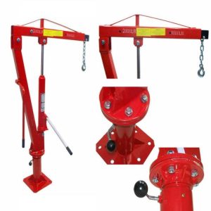 1 Ton Swivel Lift Lifting Davit Crane Lift Hoist Pickup Truck 1000-2000 LBS Cap.