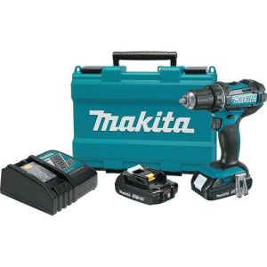 Makita 18V LXT Lithium-Ion Compact 1/2 in. Cordless Drill Driver Kit (2 Ah) - XFD10R