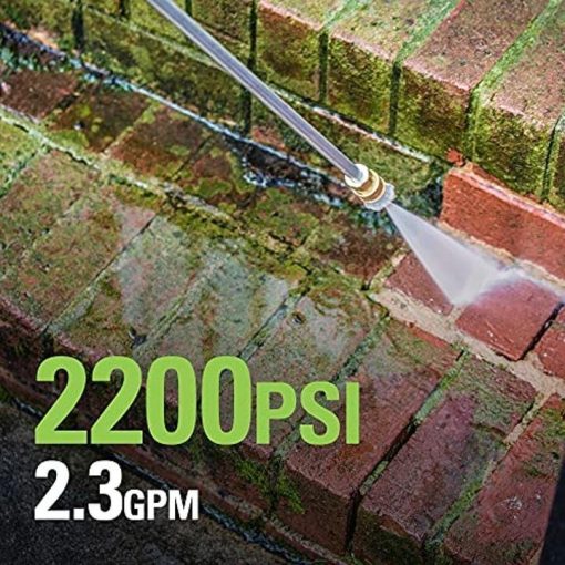 Greenworks 2200 PSI 2.3 GPM Electric Pressure Washer - GPW2200 - Image 7