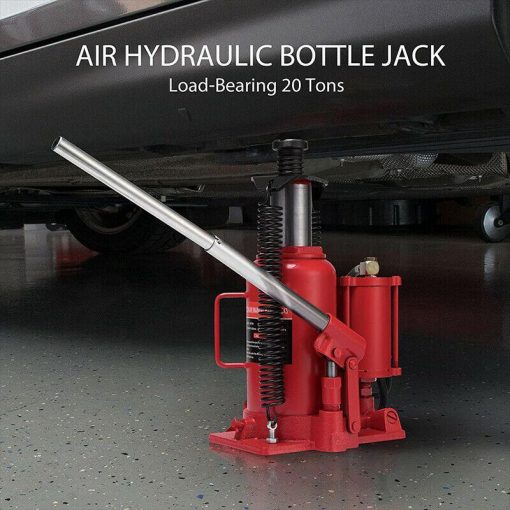 20 Ton Pneumatic Air Hydraulic Bottle Jack with Manual Hand Pump Automotive Repair - Image 7