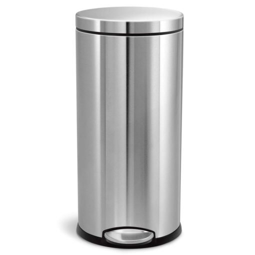 simplehuman 30 Liter / 8 Gallon Round Step Trash Can