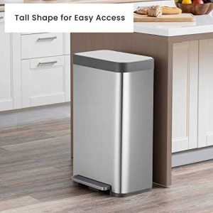 Stainless Steel Kitchen Trash Can Home Zone Living