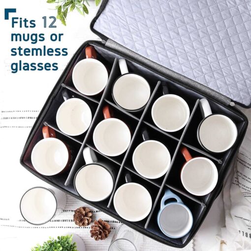 StorageBud Dinnerware Storage Container Set for Plate Cup - Image 2