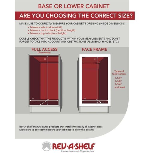 Rev-A-Shelf 35 Qrt Pull-Out Waste Container RV-12PB - Image 2
