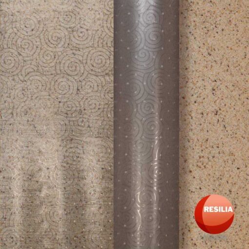 Resilia Deluxe Clear Vinyl Plastic Floor Runner/Protector for Deep Pile Carpet