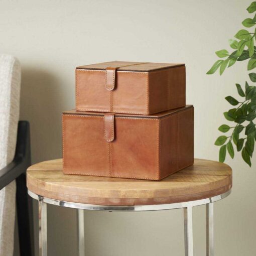 Birch LaneTM Brownsburg Leather Storage Decorative Box