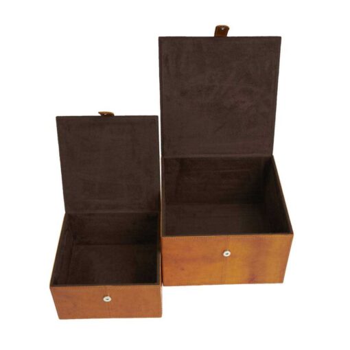 Birch LaneTM Brownsburg Leather Storage Decorative Box - Image 3