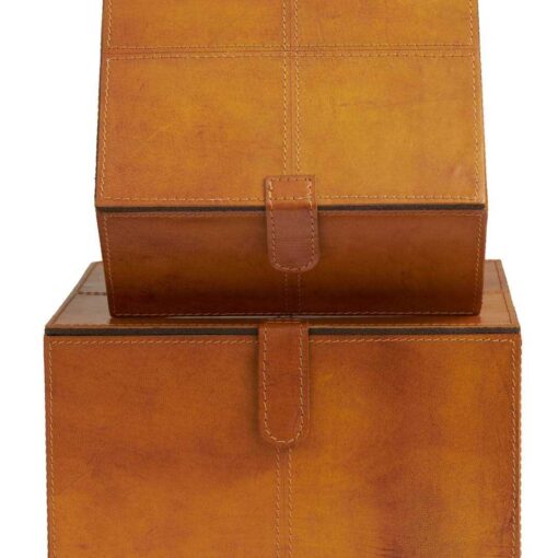 Birch LaneTM Brownsburg Leather Storage Decorative Box - Image 2